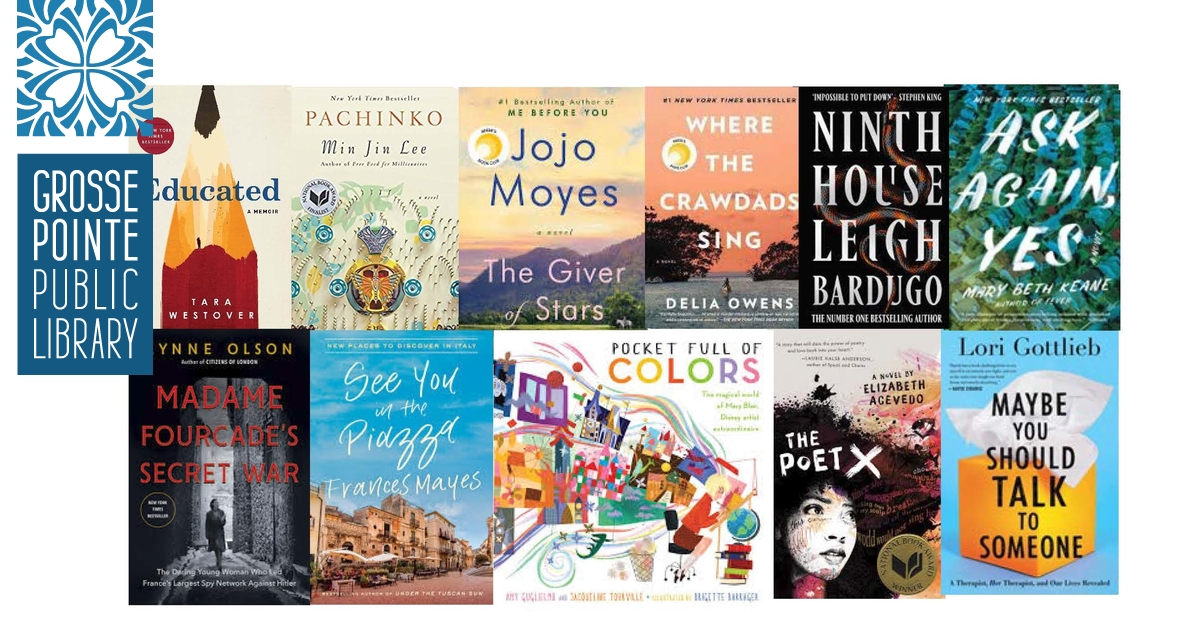 Our favorite books of 2019 Grosse Pointe Public Library