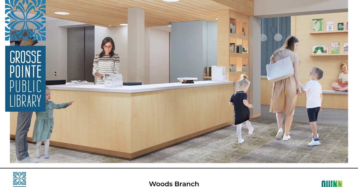 Woods Branch Reopening Update Grosse Pointe Public Library