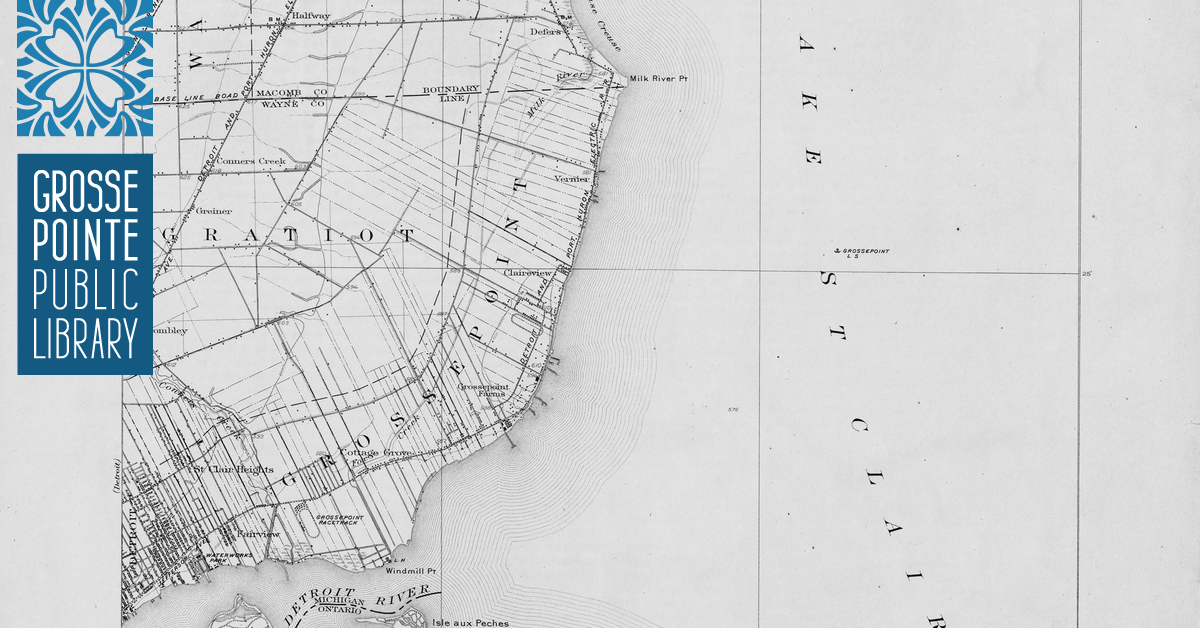 Grosse Pointe Zip Code Map Map